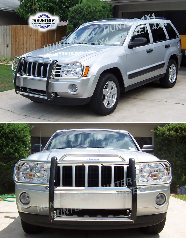 0510 Jeep Grand Cherokee chrome Grille Grill Brush Guard in Stainless