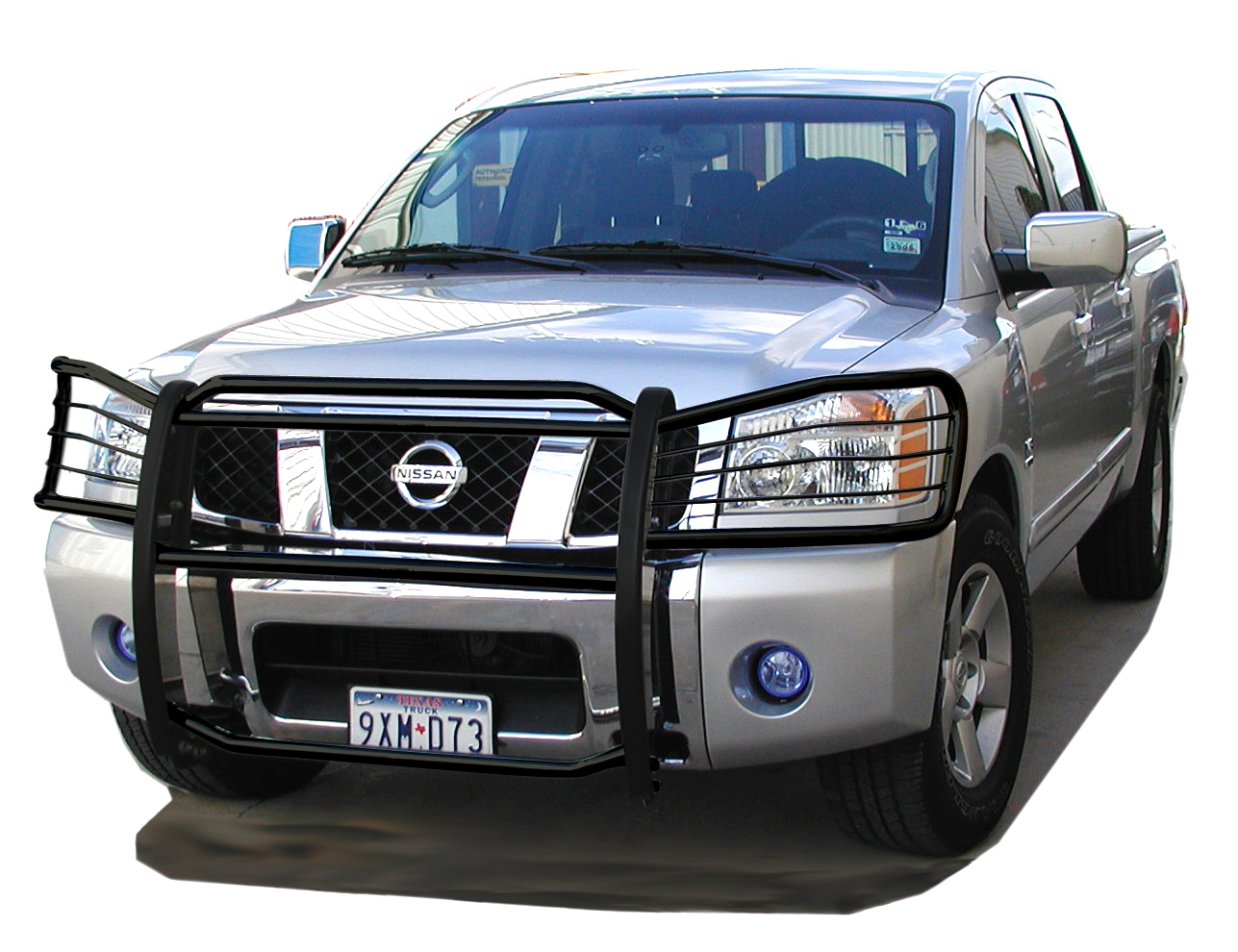 Bumper brush Grill Guard in black fit 20012004 Nissan Frontier